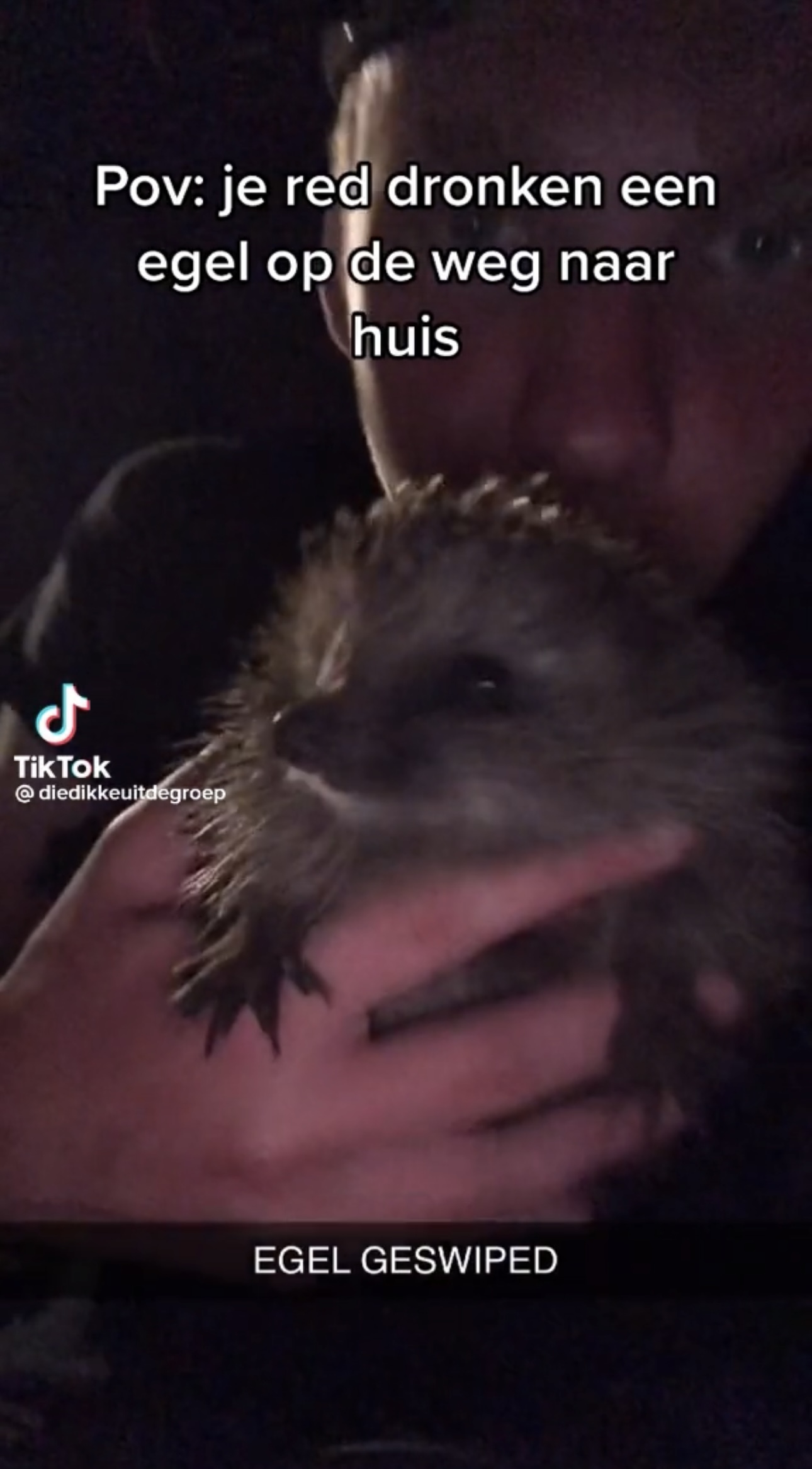 Jochem met egel